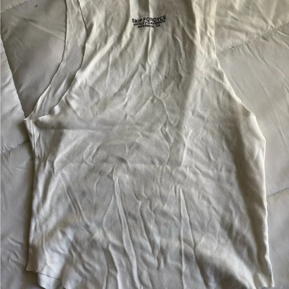 Harley-Davidson Cream Sleeveless Graphic Tank - Picture 4 of 4
